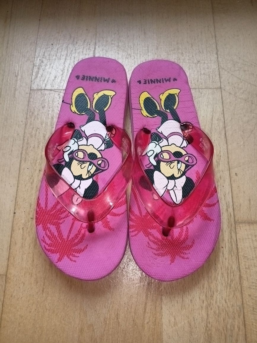 Lekkie klapki japonki Disney Minnie Mouse rozmiar 32/33