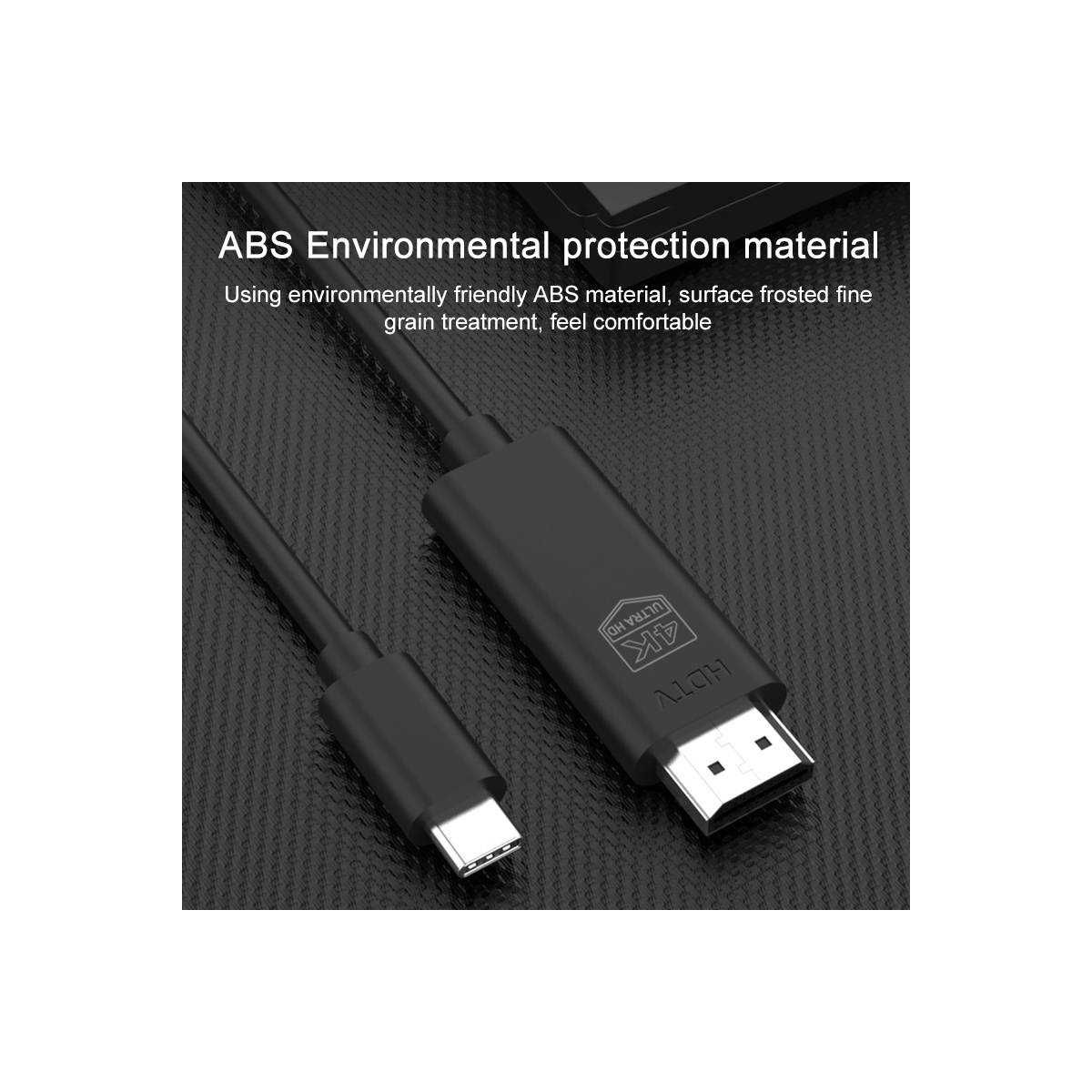 Kabel Przejściówka HDTV USB C na  HDMI – 4K 30 Hz – 1,8 m