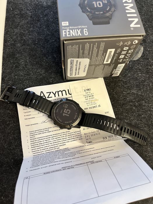 Garmin fenix 6 pro na gwarancji