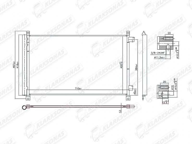 кондиціонер NISSAN ROGUE, 2014 - 2022 921004CL0A