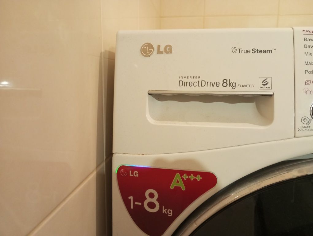 Pralka LG z funkcją prania parowego
