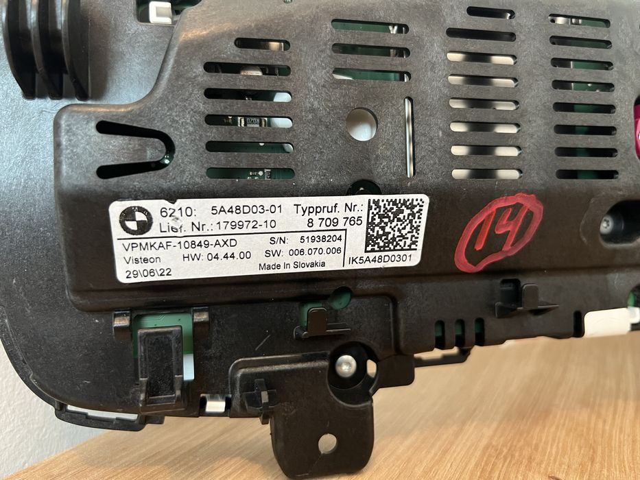 Приборная панель BMW G20 G30 G01 G02 приборка щиток