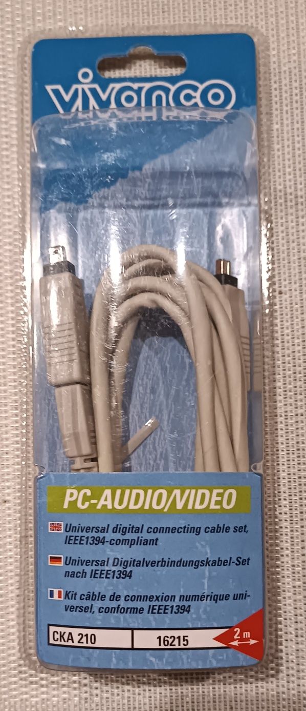 Vivanco Zestaw Kabel 6-Pinowy Wtyk 2 Kompaktowy