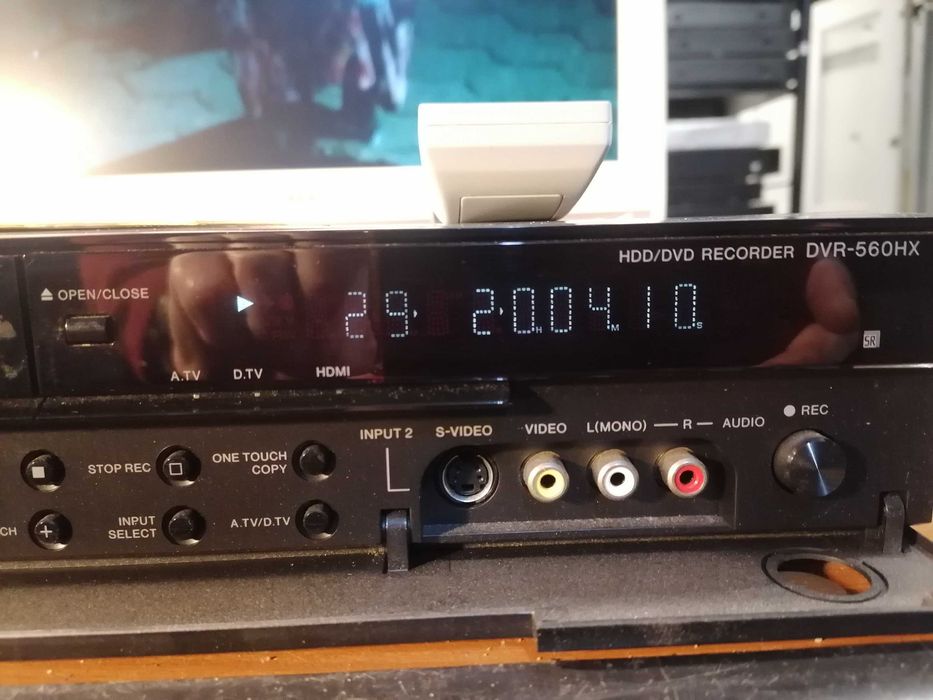 Nagrywarka Pioneer DVR-560HX-K HDD160GB HDMI pilot polskie menu