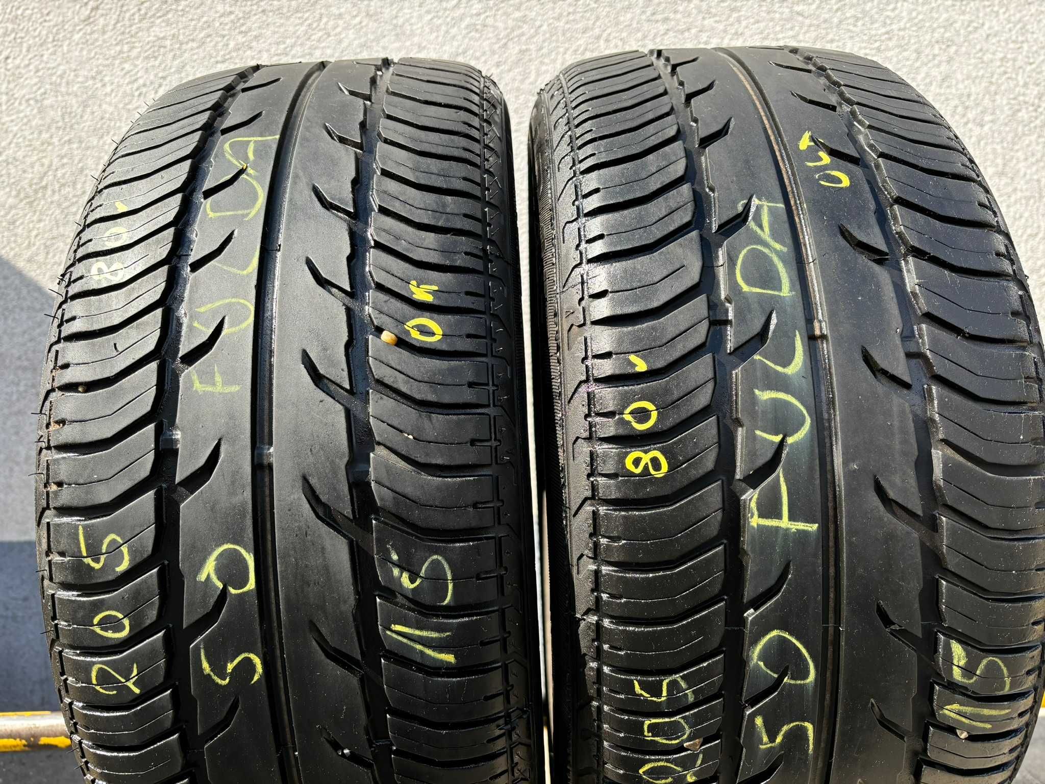 2X Opony Letnie 205/50R15 86V FULDA ATTIRO CARAT 5.3MM CAŁE!