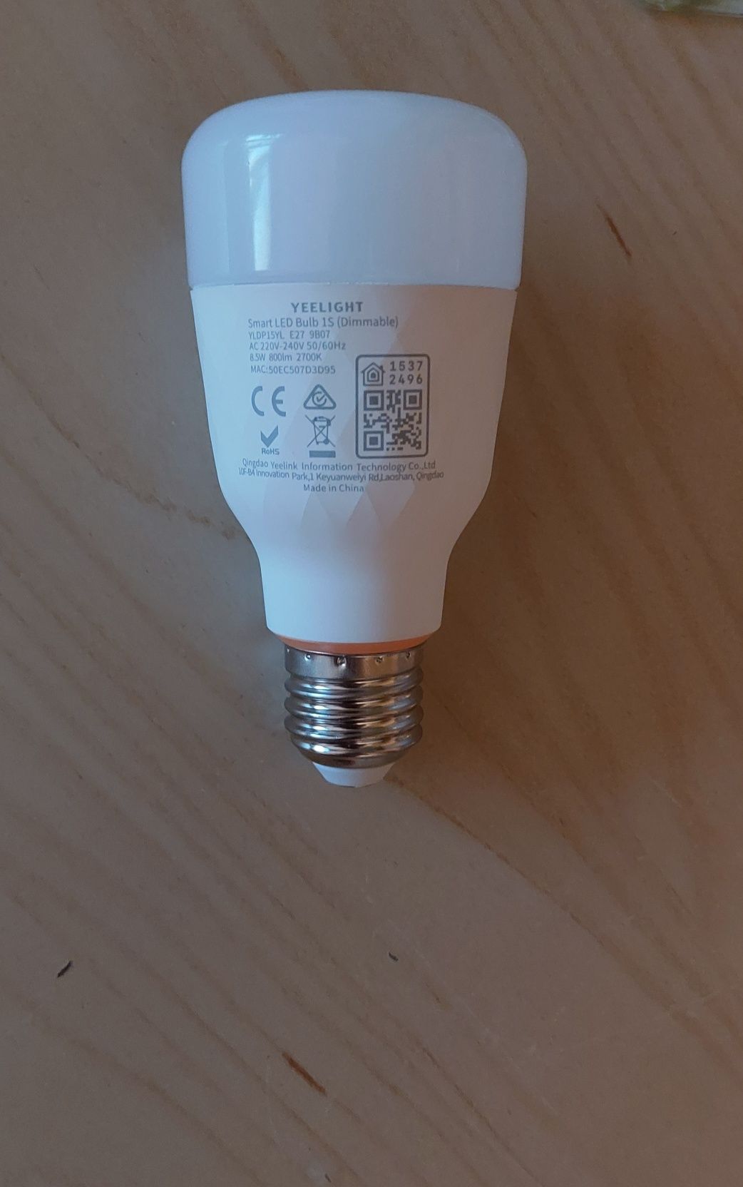 Żarówka Yeelight Smart LED Bulb 1S (Dimmable)

27