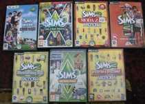 The Sims 2 - 7 płyt z dodatkami do gry