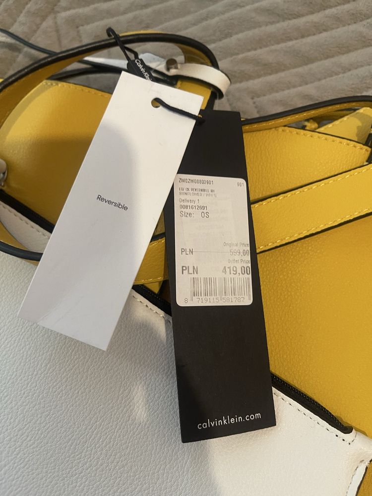 Calvin Klein shopperka torebka dwustronna