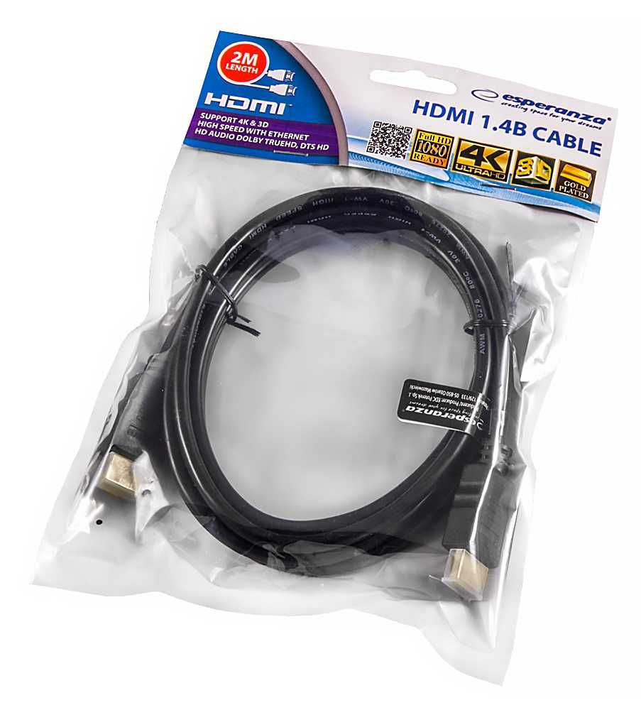 Kabel HDMI 1,4B 2m zestaw 17szt. NA GIEŁDĘ targ