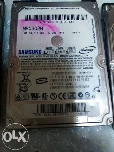 Disco rígido IDE 2.5 PATA ( disco pata para laptop) 40GB