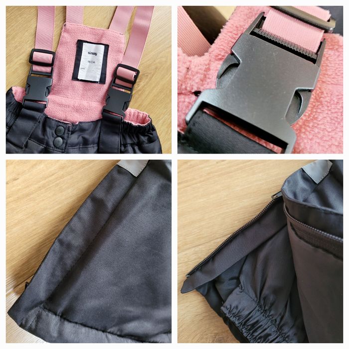 [140] Spodnie narciarskie/zimowe firmy Sinsay + piękna czapka LOL