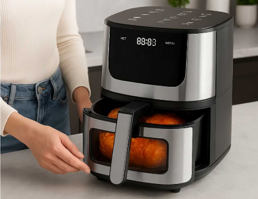 Аерогриль  фритюрниця мультипіч Rainberg RB-2268 4200 W 8 л  Аэрогриль