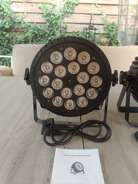 Reflektor sceniczny stage light LED 3 sztuki
