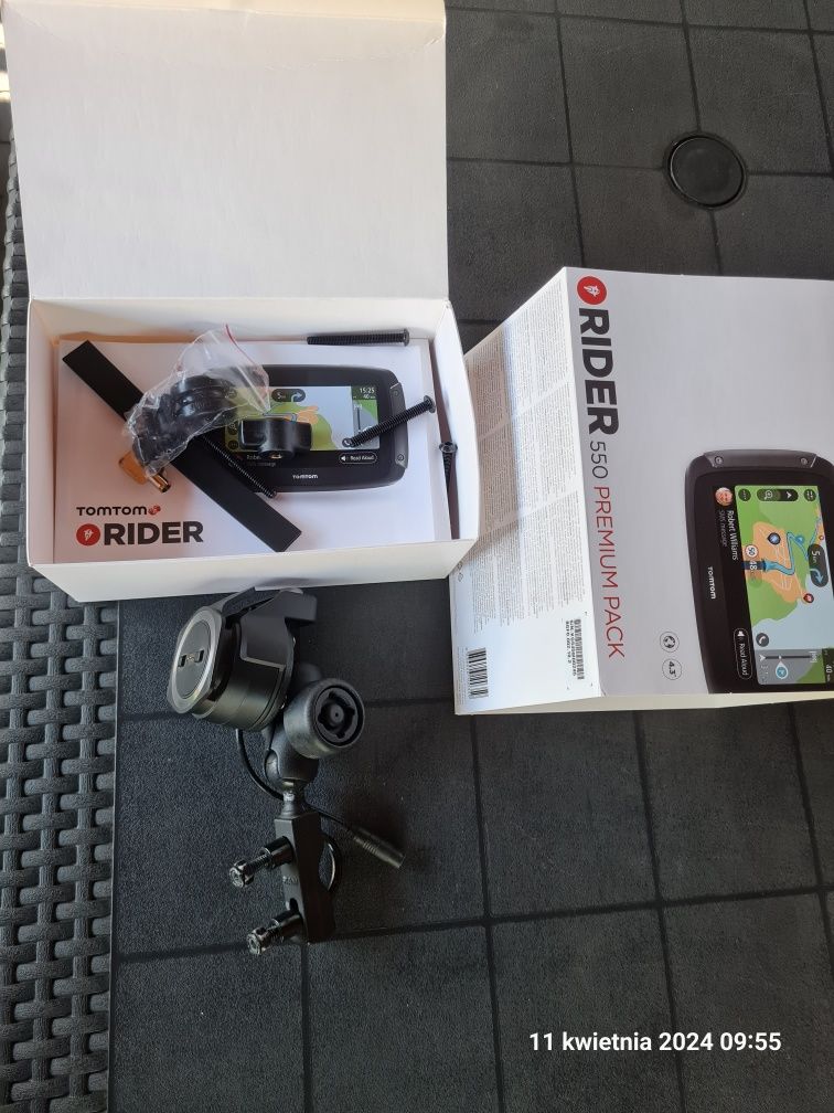 TOMTOM RIDER 550 PREMIUM PACK nawigacja motocyklowa