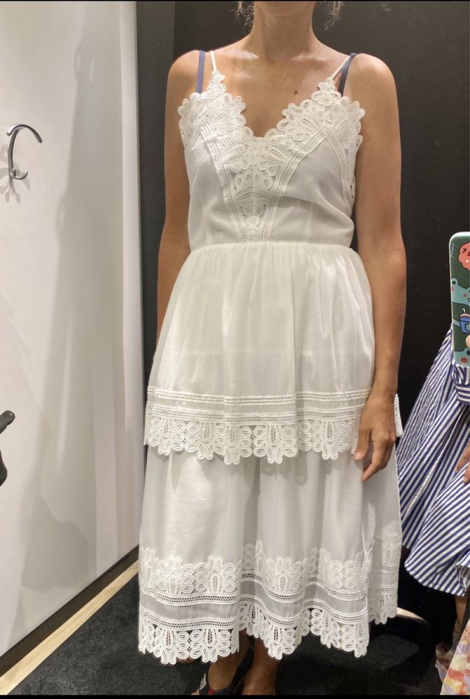 Сукня MaxMara 46 it, білий сарафан, плаття