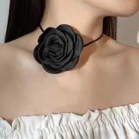 Трендовая роза чокер на шею,троянда на шию
