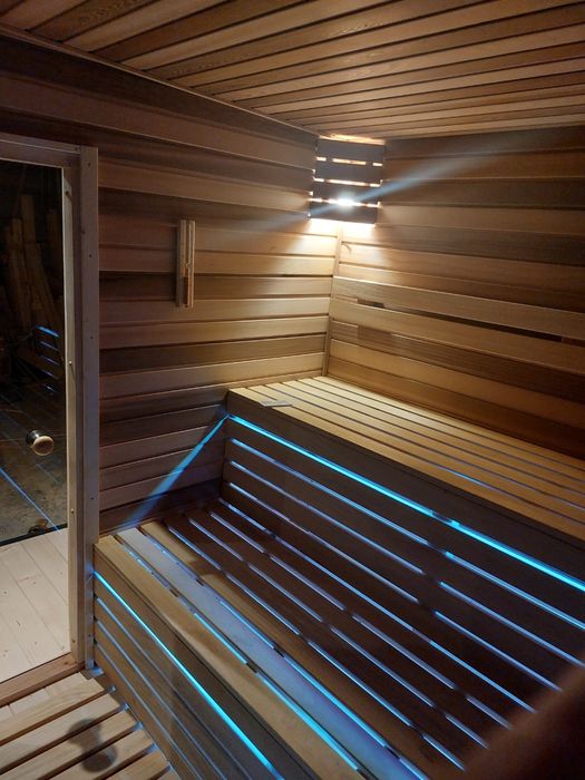 Sauna ogrodowa premium 2,3x3,2m Panorama Piec JBL raty Leasing