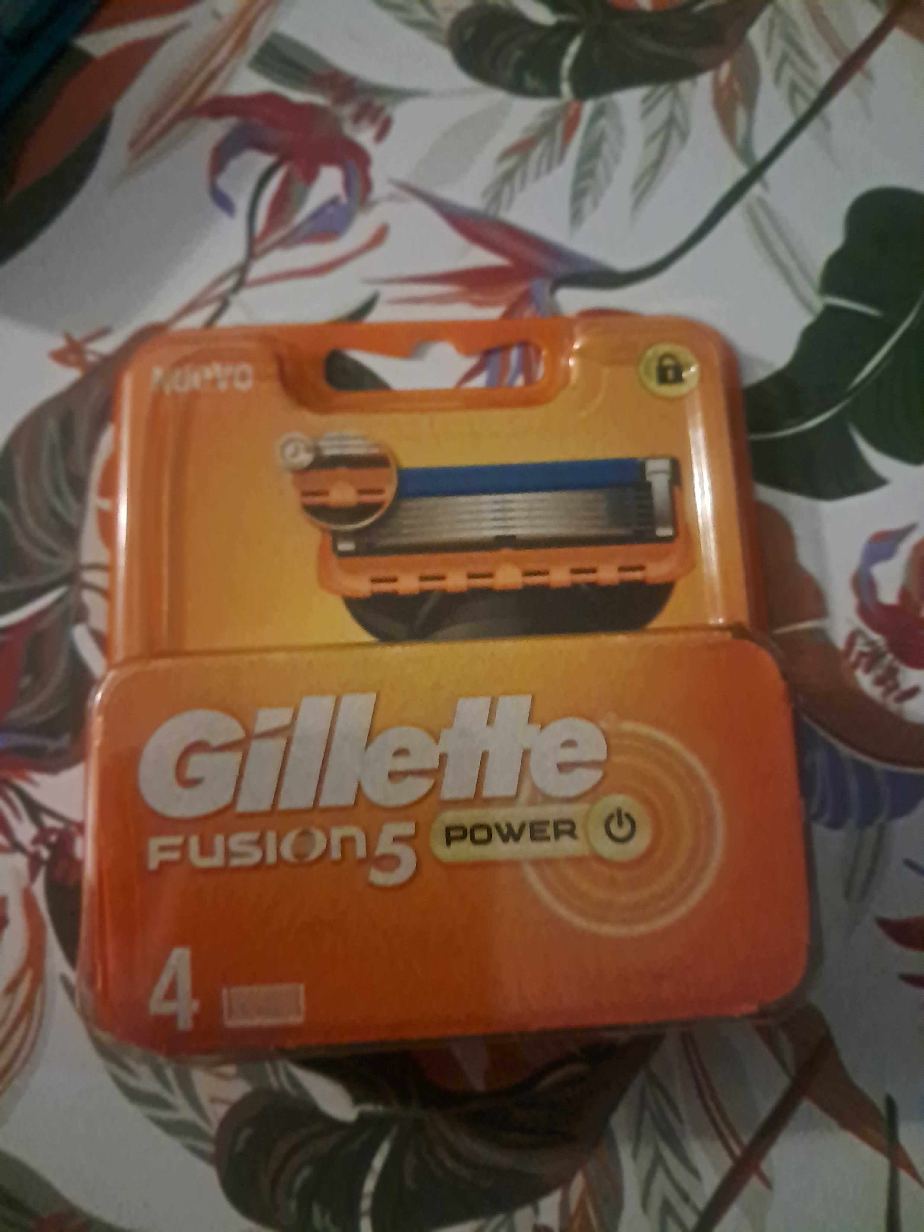 Gillette fusion 5 power  4 szt