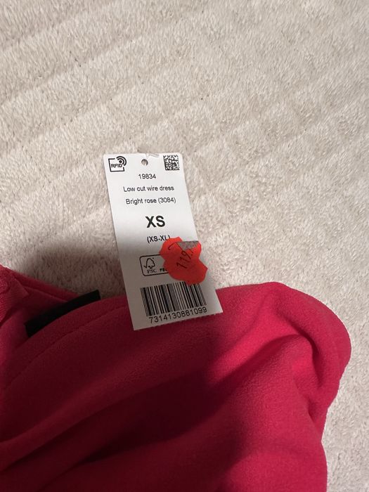 Nowa sukienka mini różowa, rozmiar XS