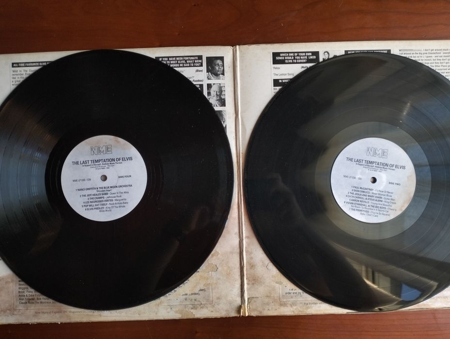 Disco de vinil LP x2 The Last Temptation of Elvis