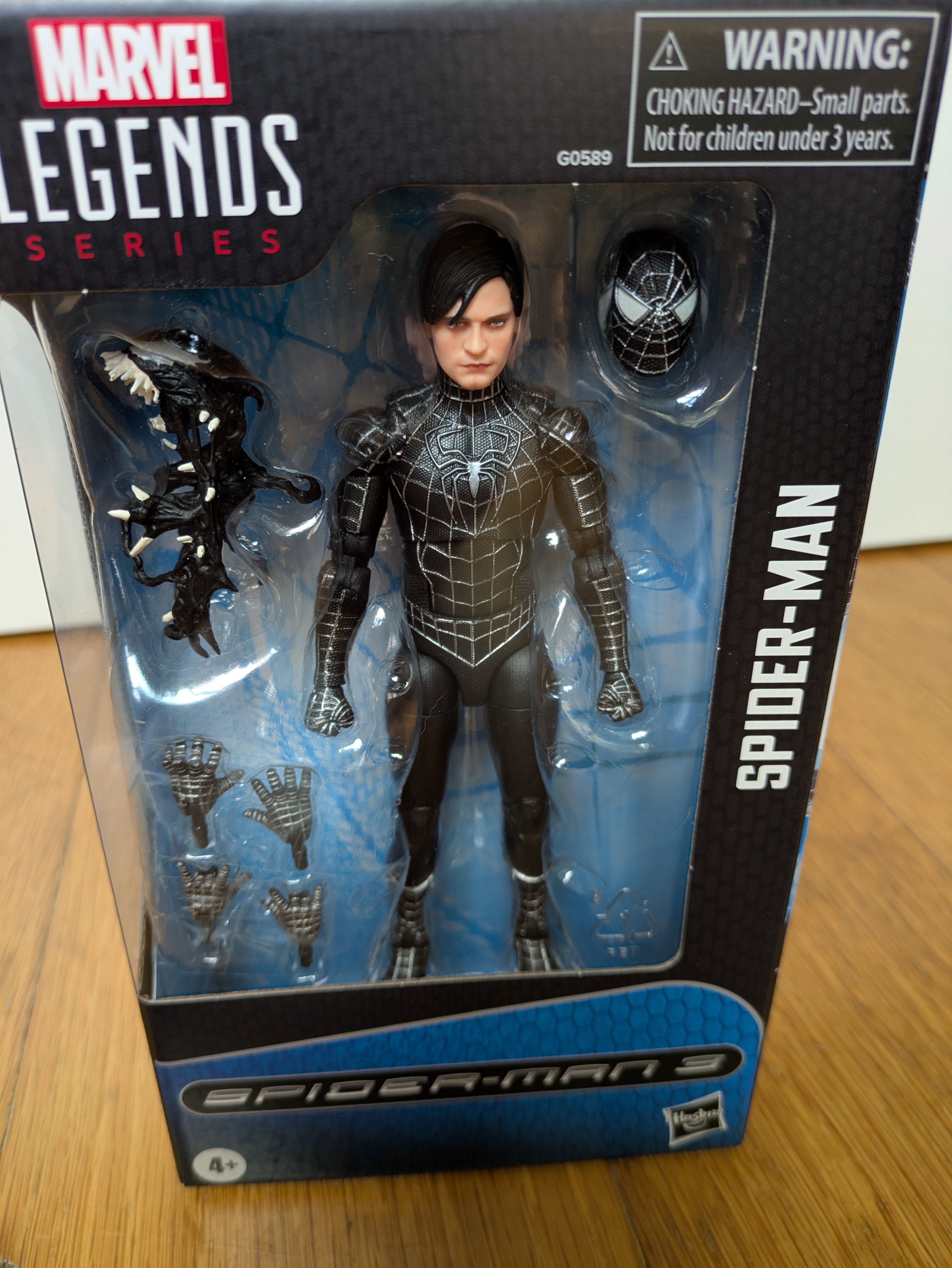 Black Spider Man Marvel legends