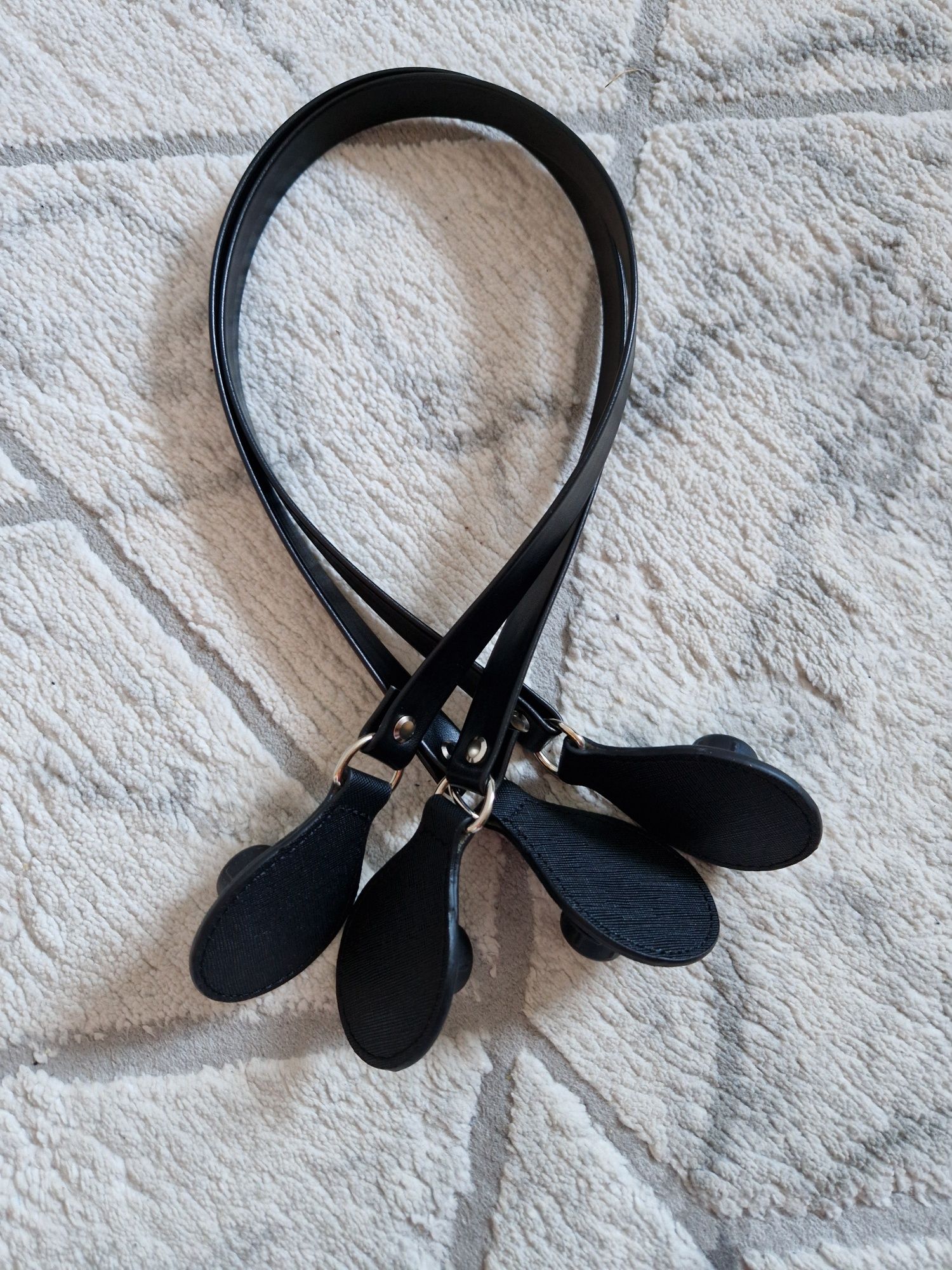 CZARNE uchwyty + ŁEZKA do obag MINI/ standard