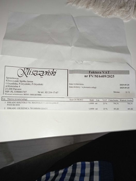 Drzwi wewnętrzne lewe erkado 70L Magnolia 4 łazienkowe z ościeżnicą