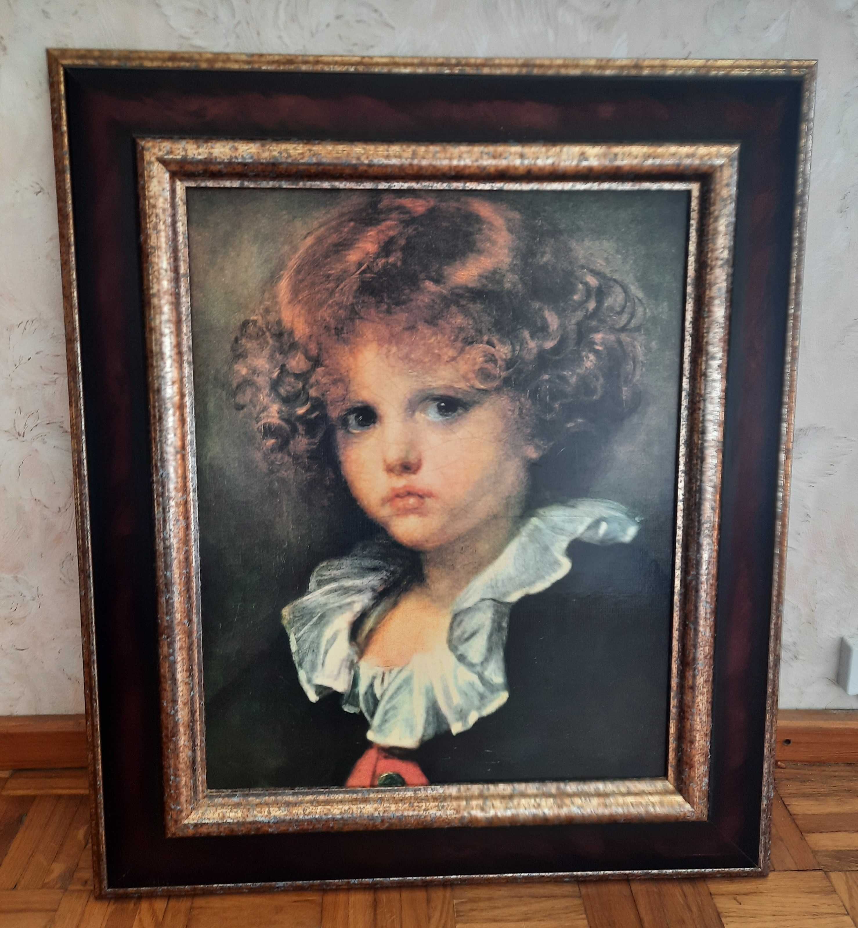 Obraz - J.B. Greuze, Portret chłopca - reprodukcja