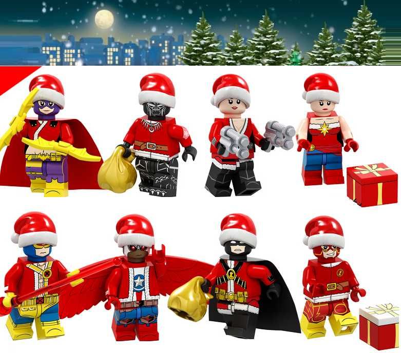 Bonecos minifiguras Especial Natal nº5 (compatíveis com Lego)