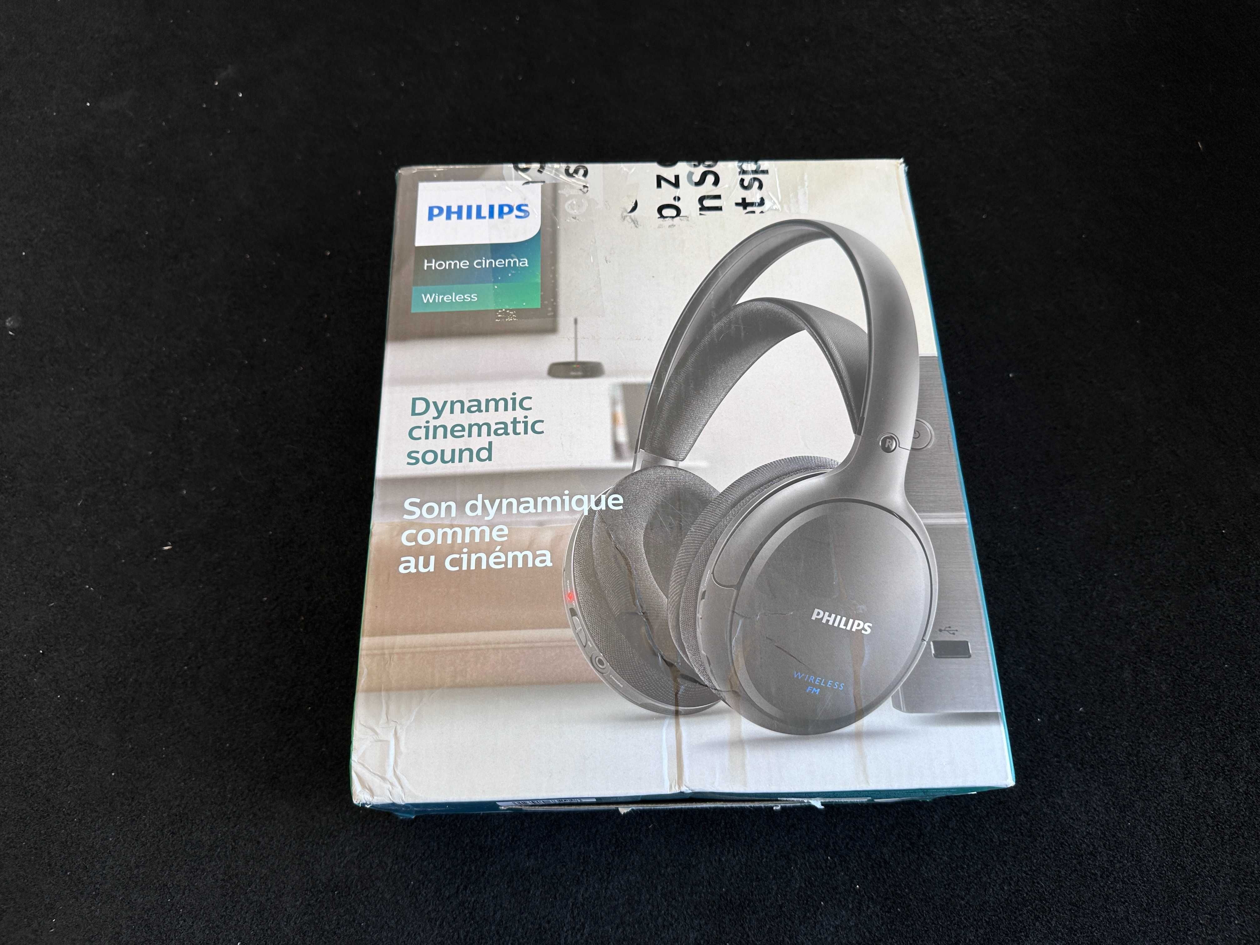 Słuchawki nauszne PHILIPS SHC5200/10 Czarny bezprzewodowe