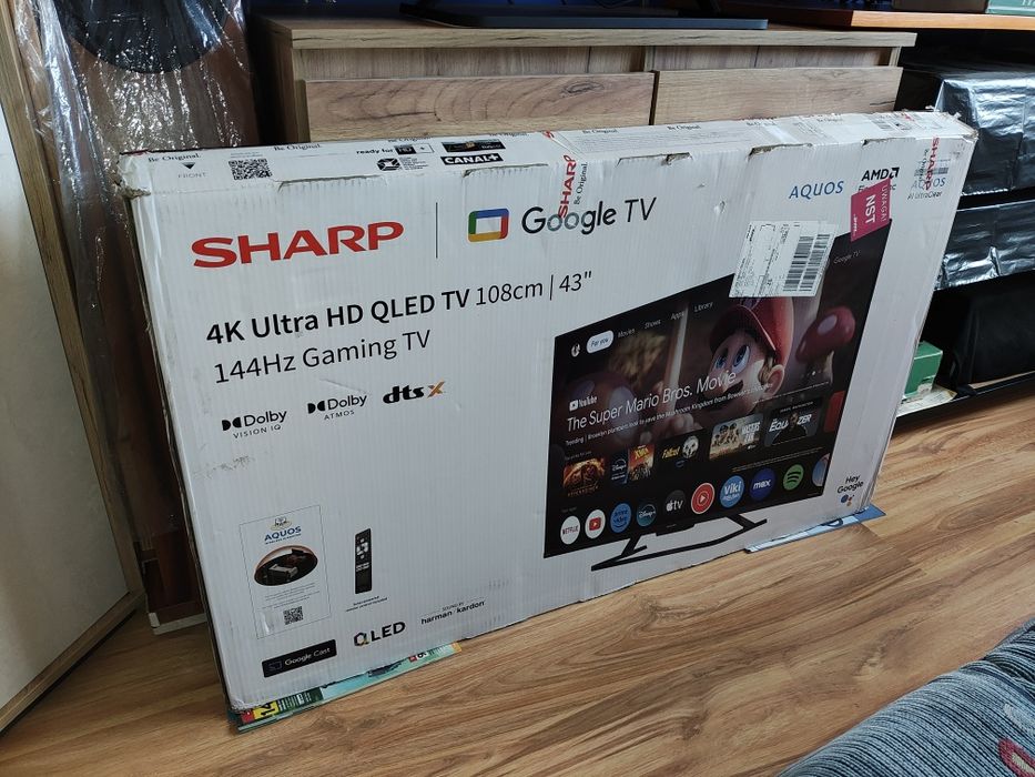 Tv Sharp Qled 43GR8765E Google tv Dolby Vision Atmos HDR10