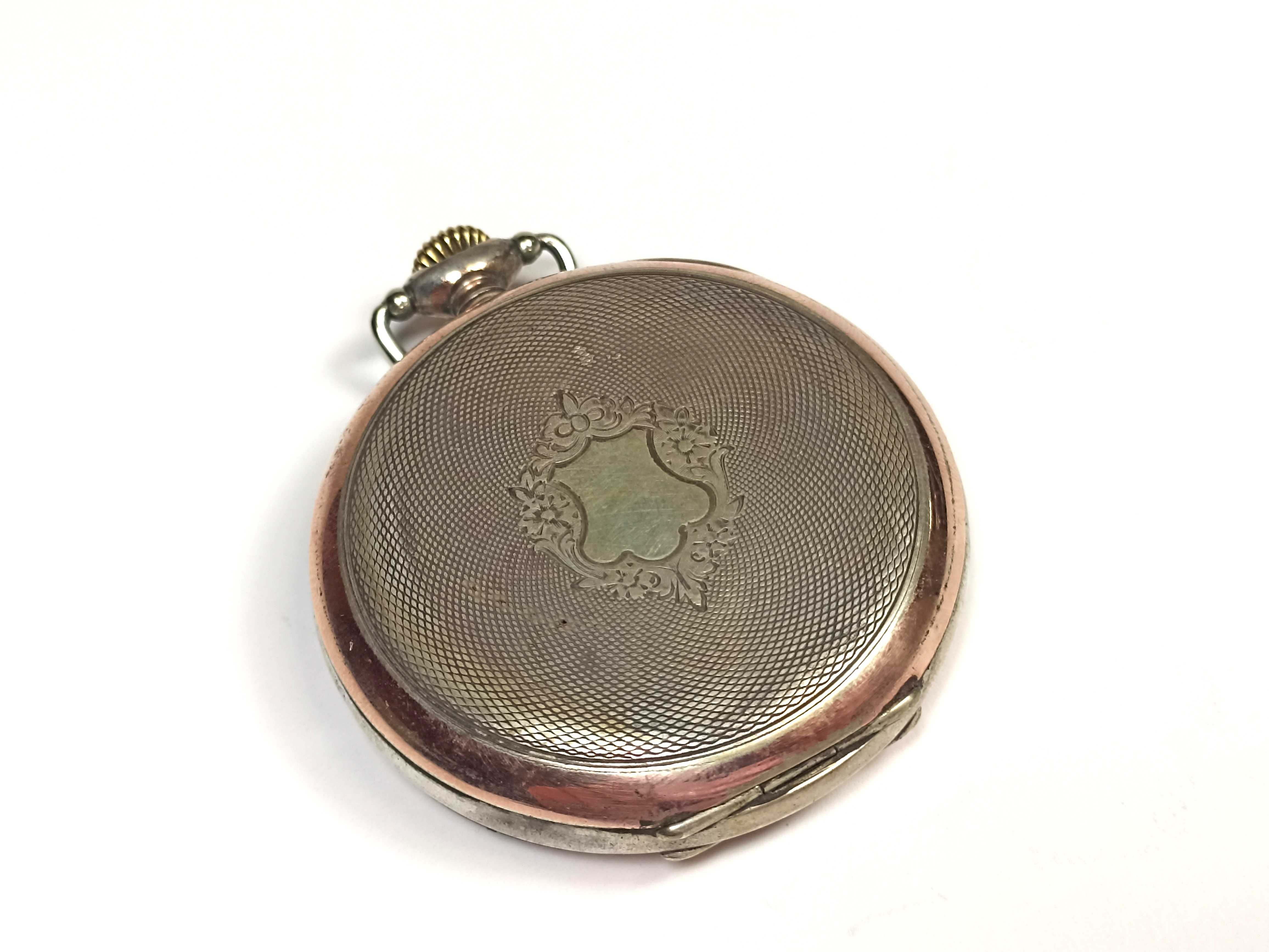 SREBRNY ZEGAREK OMEGA kieszonkowy vintage pr.800
