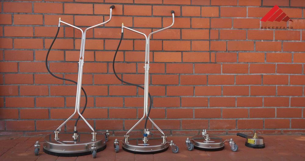 Talerz Myjący Szczotka do Mycia Kostki Brukowej TD 520 Industrial INOX