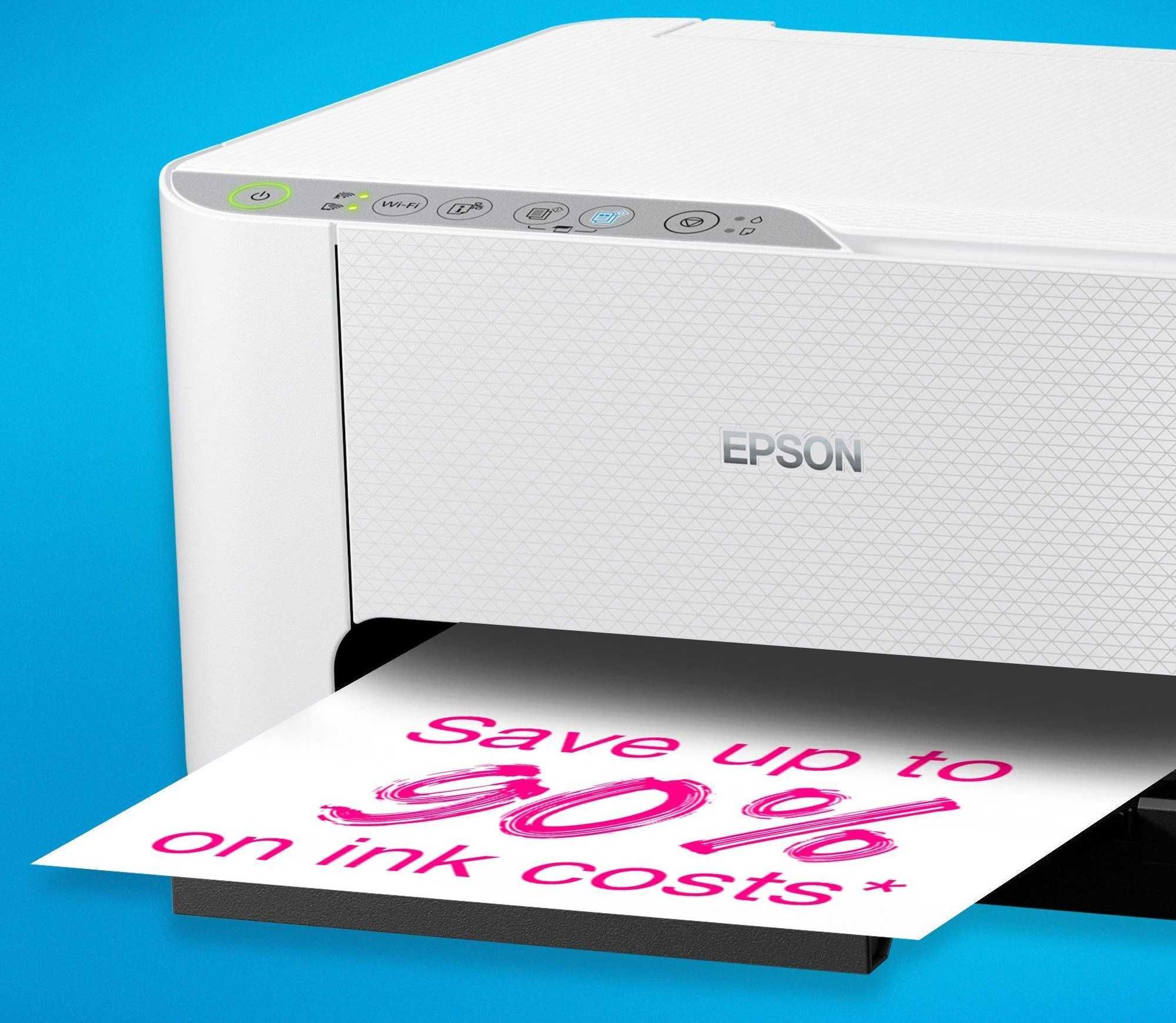 Білий БФП Epson EcoTank L3276 (C11CJ67436)! З wi-fi та фарбою!