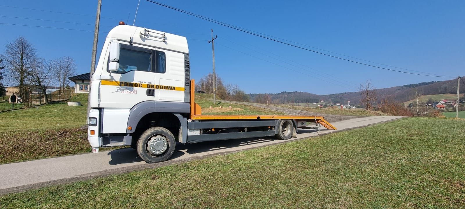 Man Tga Pomoc Drogowa 18tDMC