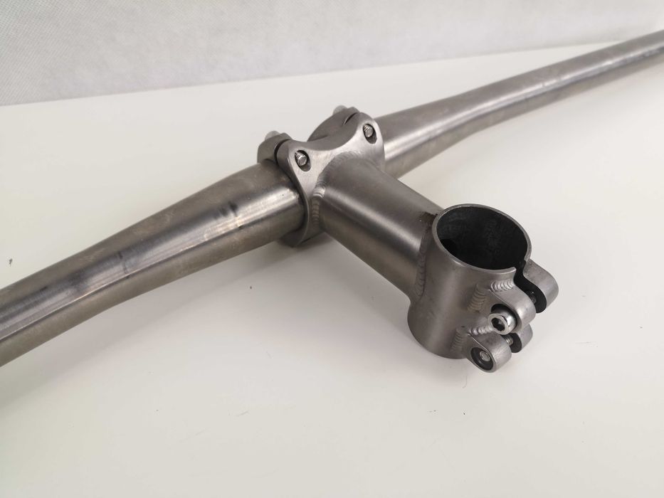 Kierownica tytanowa + mostek tytan 31.8X680mm