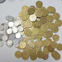 Продам монеты Украины. 2коп 93,94 г. 25коп 96г.50коп толстый герб 92 г