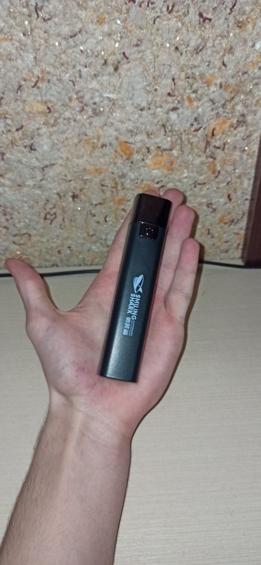 Фонарик-павербанк 2 в 1, фонарик на 1200 mAh, фонарик на USB зарядке