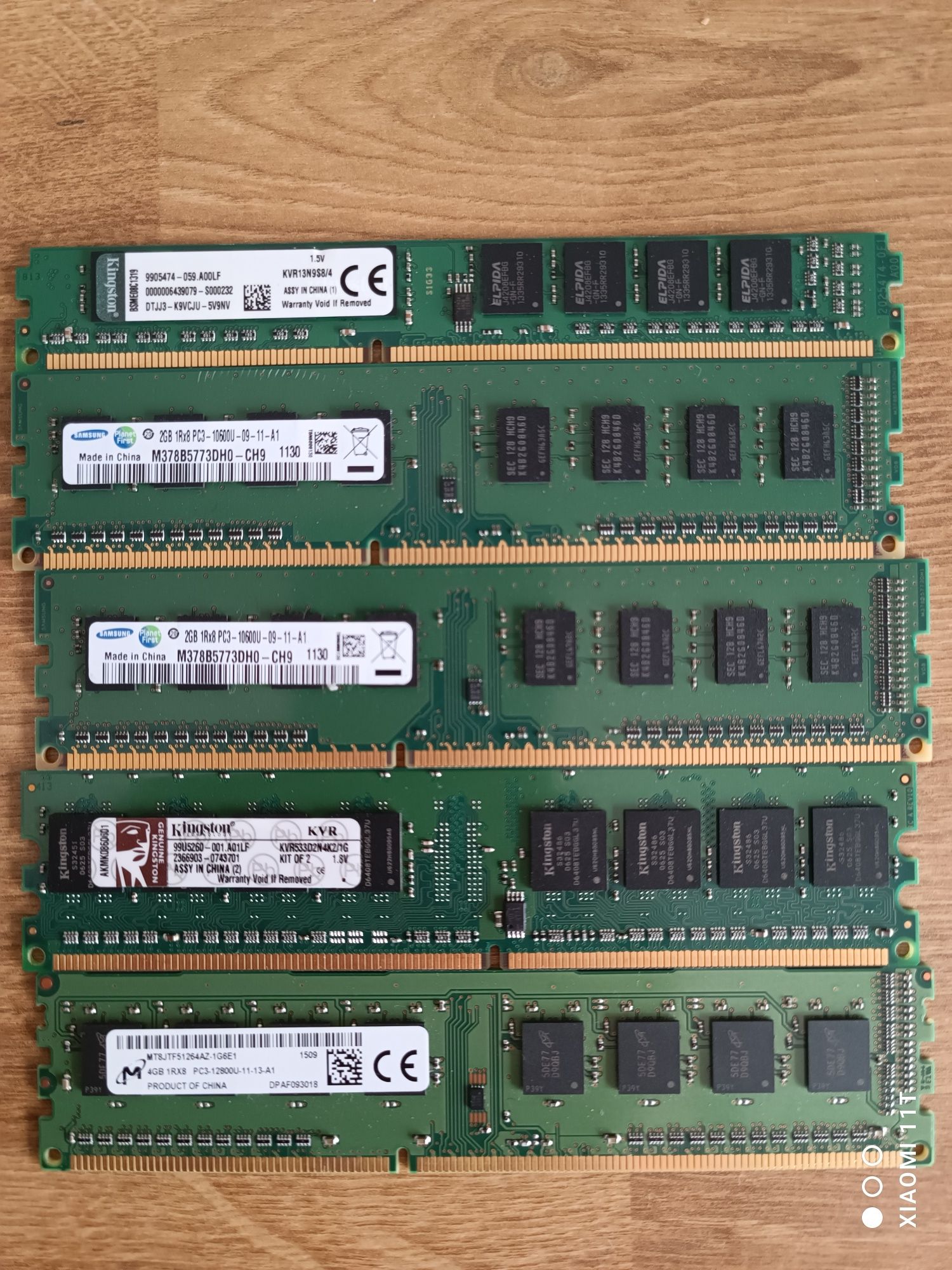 Pamięć RAM DDR3 12Gb 12800 + 1 GB DDR2