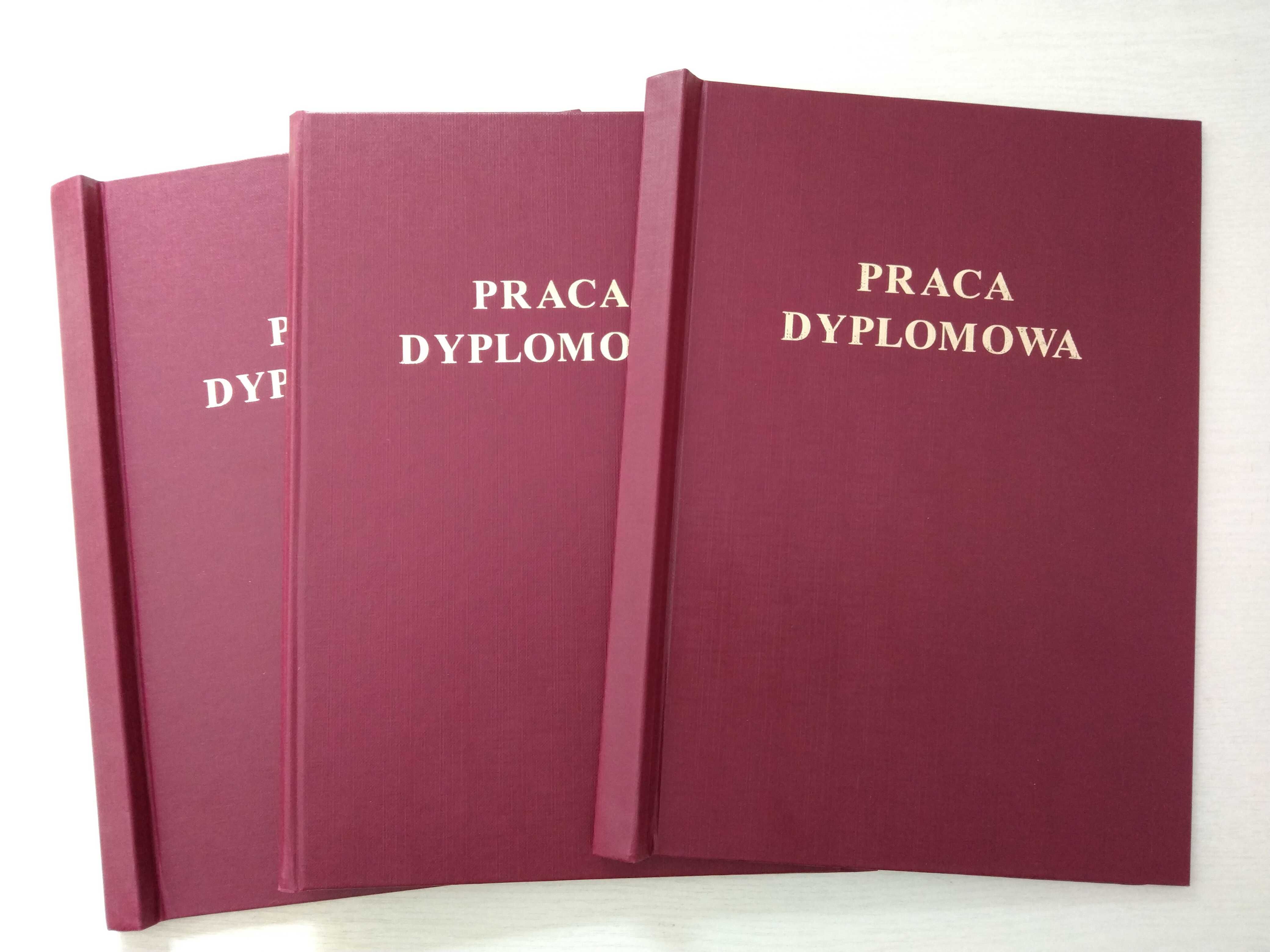 Okładki do oprawy, sztywne - Praca Dyplomowa - cena za kpl. 3 szt.