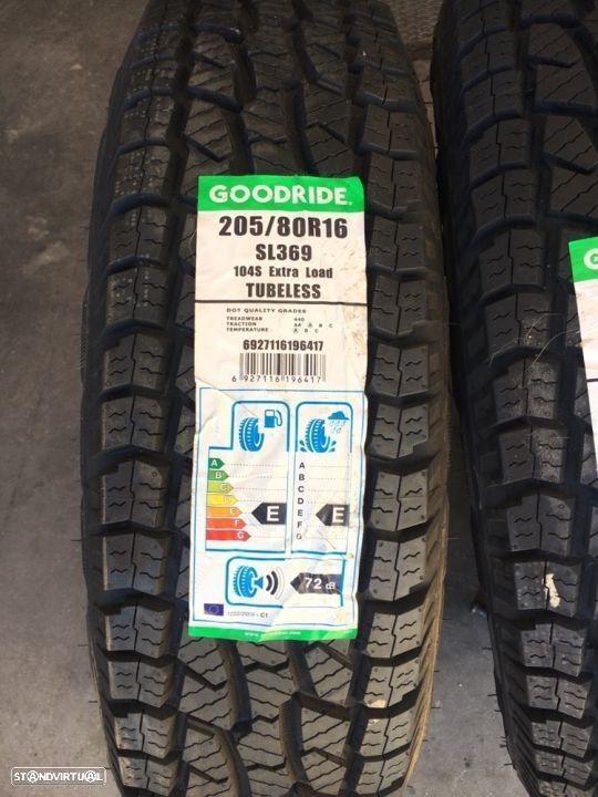 2 pneus novos goodride 205-80r16 - entrega grátis