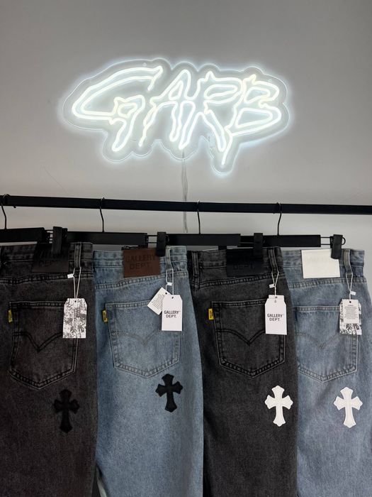 ‼️БЕЗ ПЕРЕДОПЛАТ‼️ Джинси Gallery dept x Chrome hearts