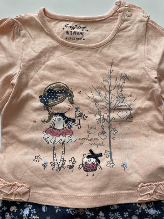 Bluzeczka i legginsy Early Days 6-9 m-cy