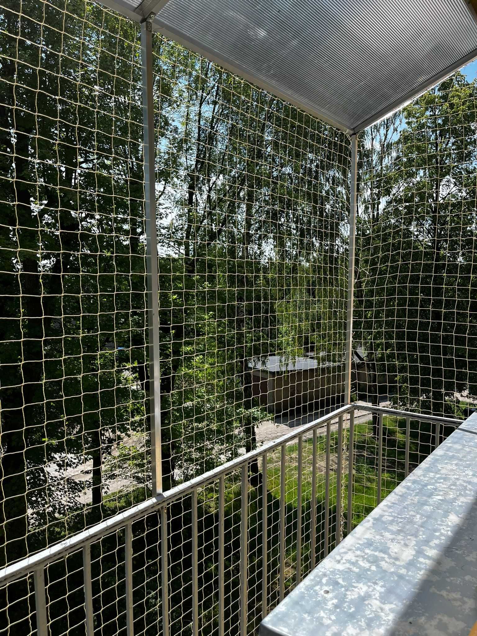Siatka dla kota, siatka na balkon, taras, przed gołębiami, moskitiery