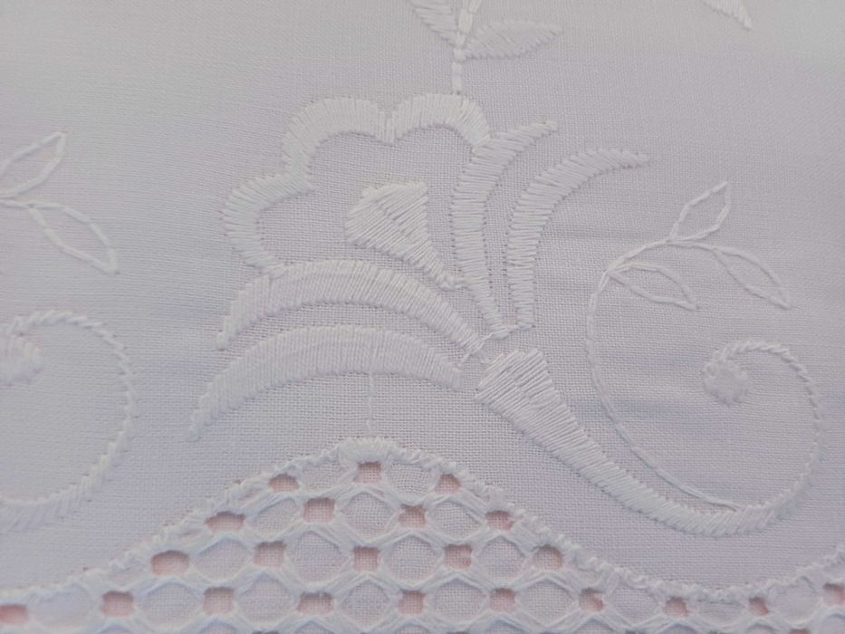 Conjunto lençóis bordados