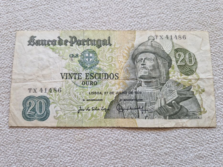 Nota de 20 escudos