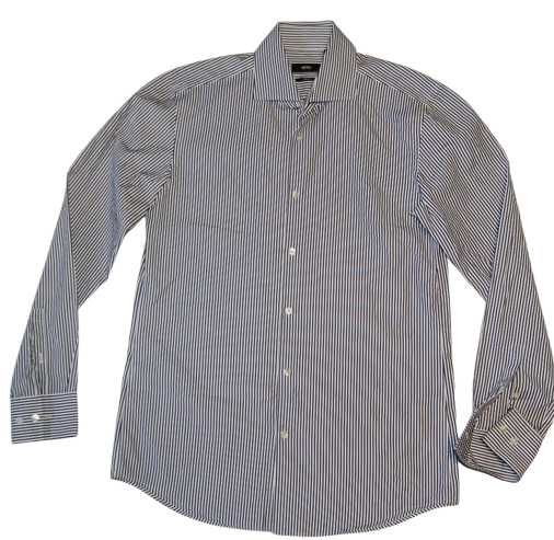 HUGO BOSS 40,15 i1/4" ,M koszula męska w paseczki ,bawełna
