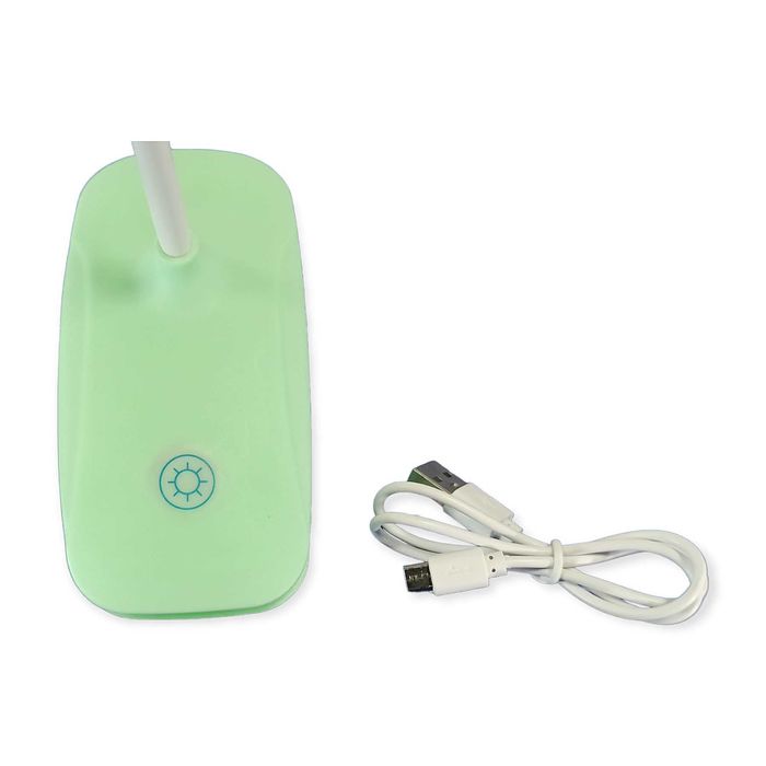 Аккумуляторная настольная лампа на прищепке