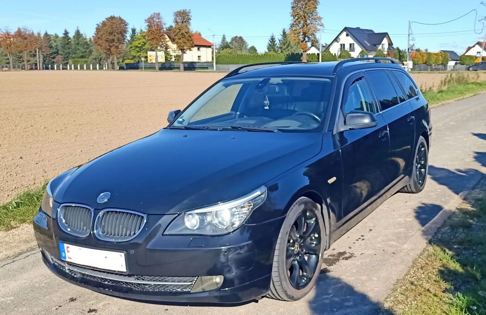 BMW Seria 5 panorama, head up, navi, pełny servis, Top Stan !!!