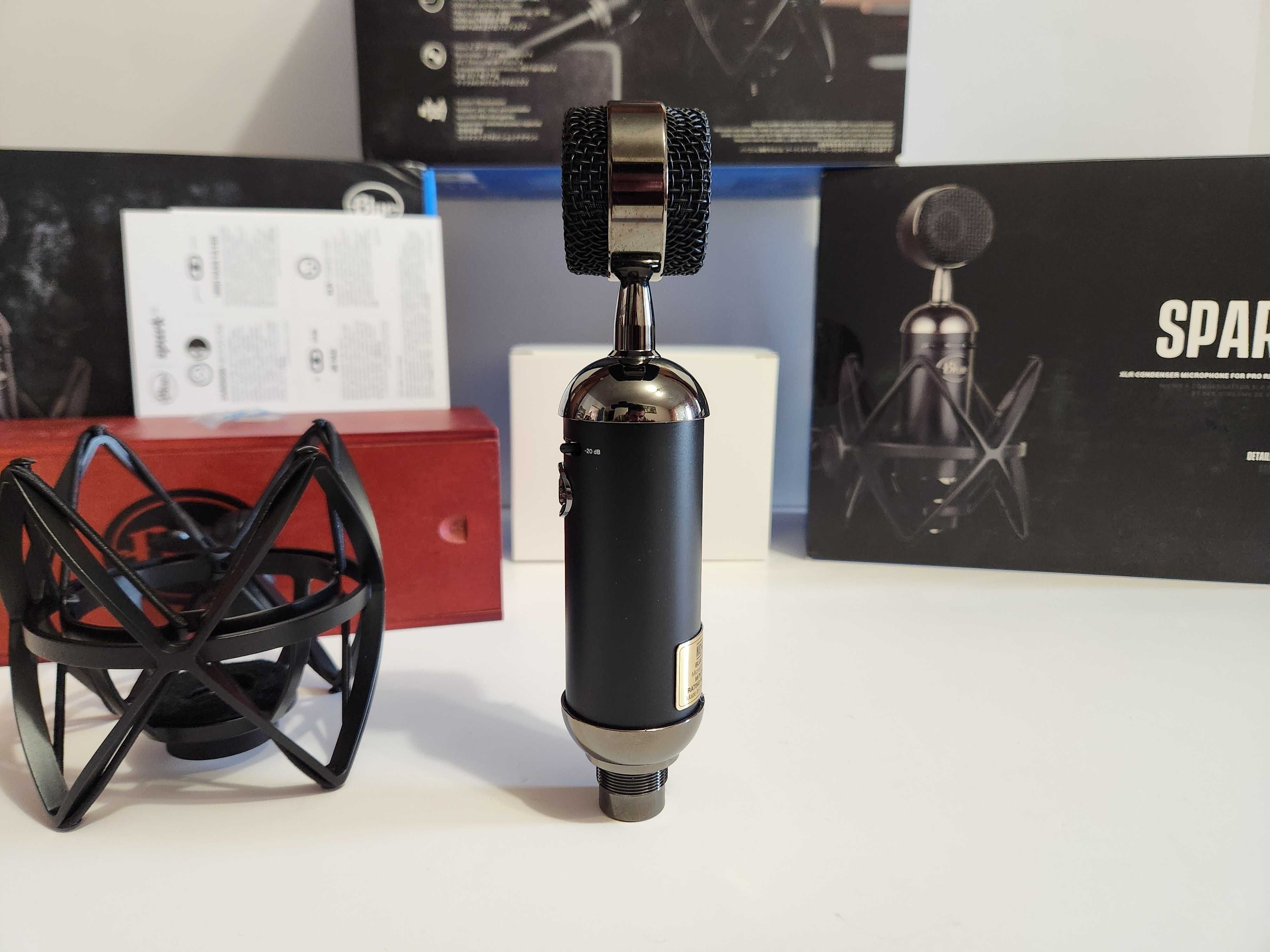 Студійний, конденсаторний мікрофон Blue Spark SL Blackout